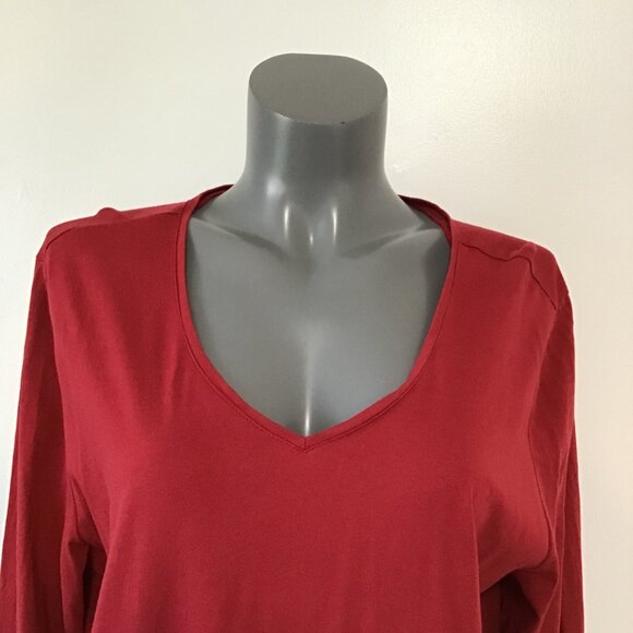 Habitat Deep Hem V-Neck Tunic Size L - Picture 2 of 10